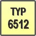 Piktogram - Typ: 6512